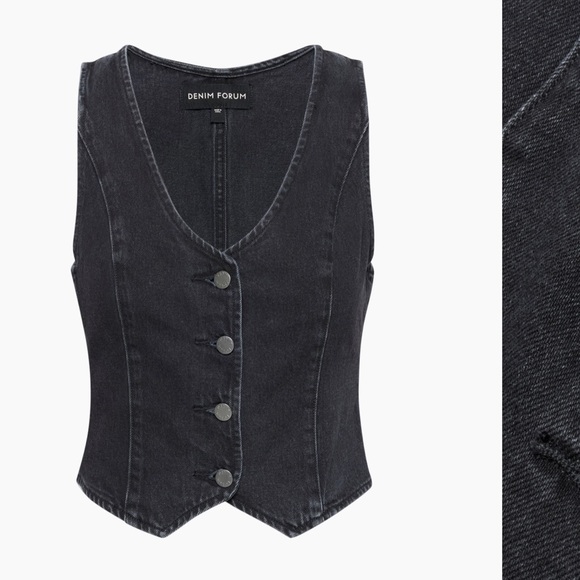 Aritzia denim forum Mia the 90s vest - Picture 2 of 4